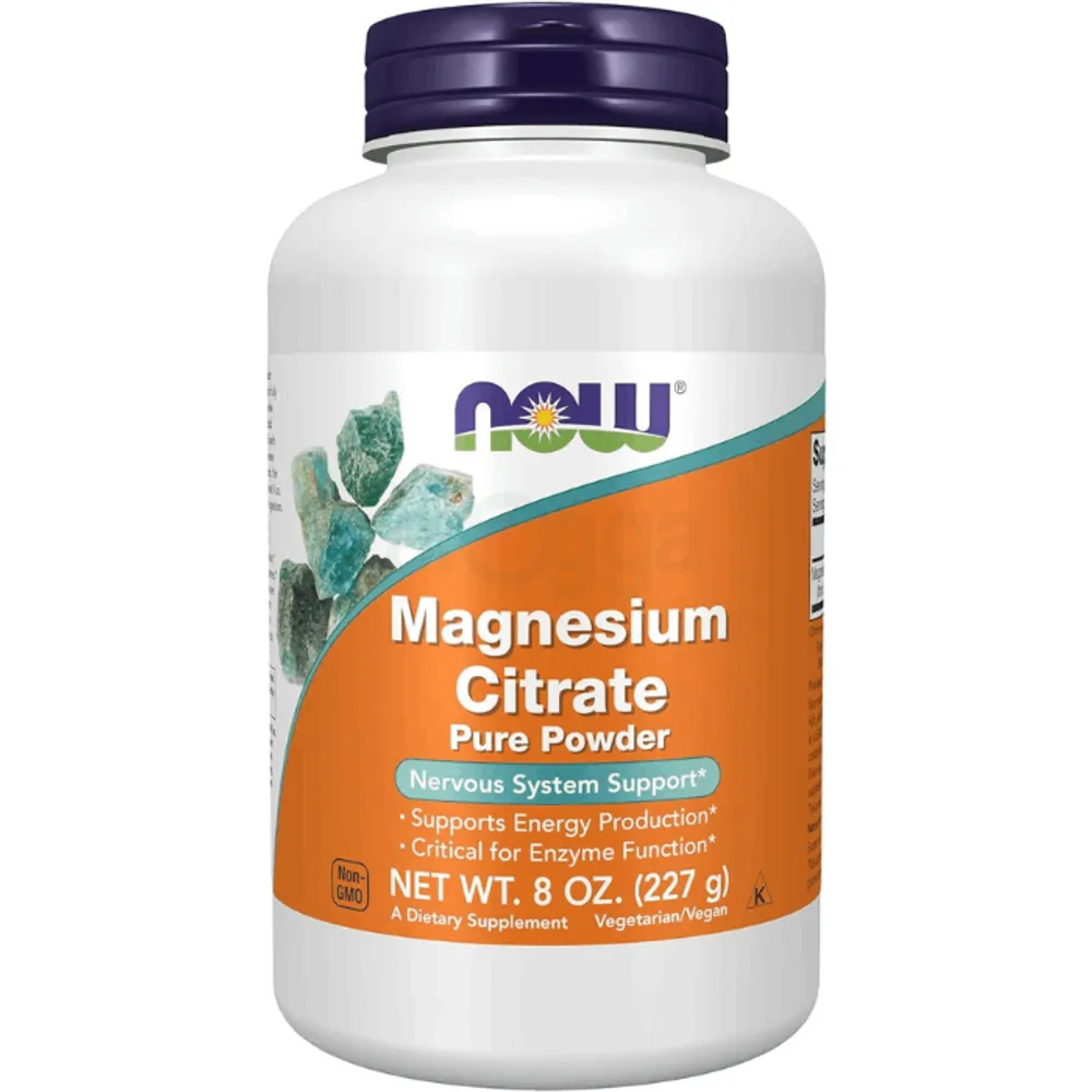 NOW Magnesium Citrate Pure Powder 227g  