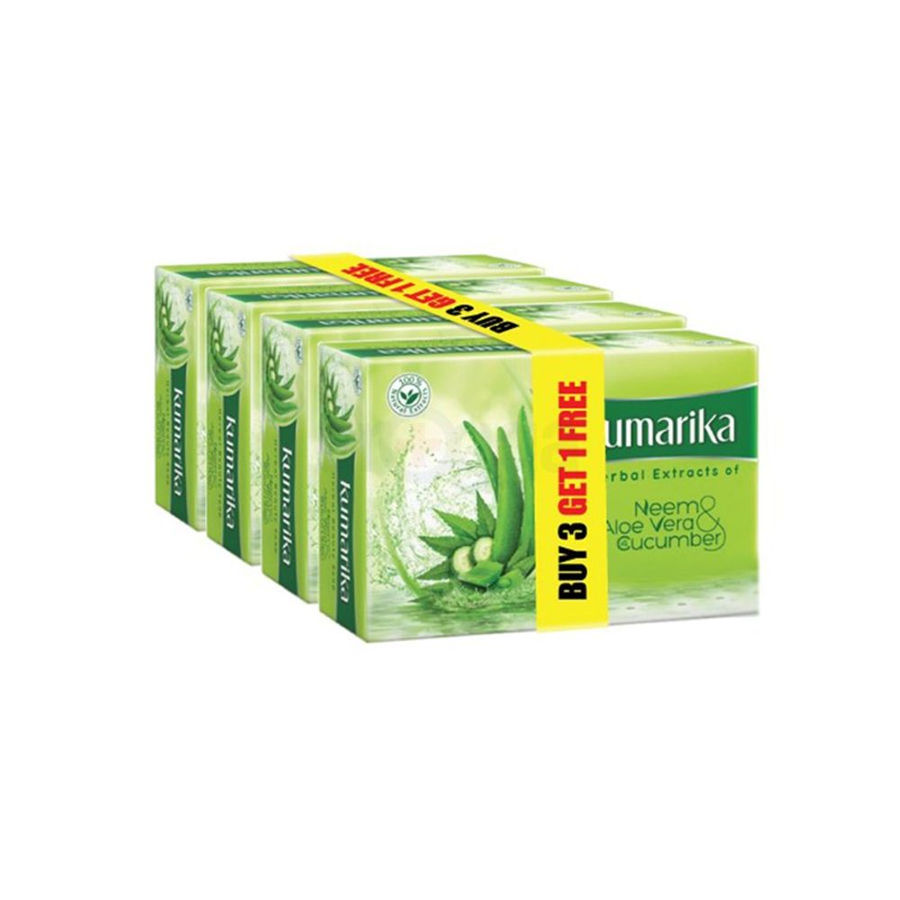 Buy 3 Kumarika Herbal Beauty Soap 100g and Get 1 Free  