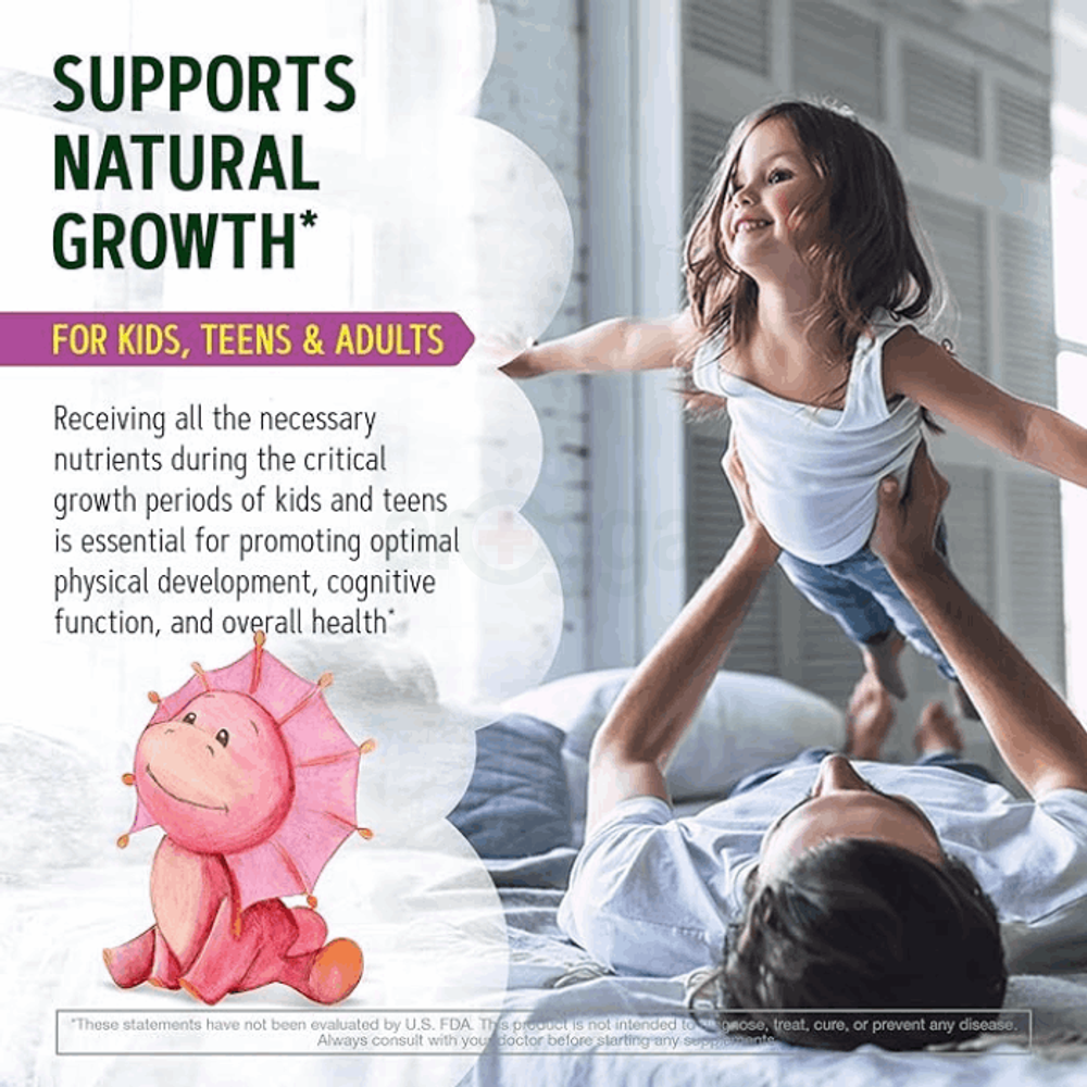 Height Growth Maximizer Bone Growth for Adults, Teens & Kids - Vitamins for Boys & Girls to Get Taller 120 capsules  