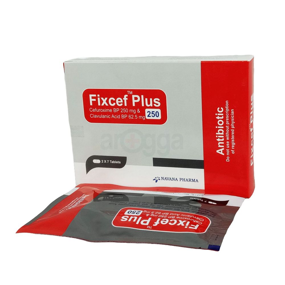 Fixcef Plus 250mg+62.5mg Tablet