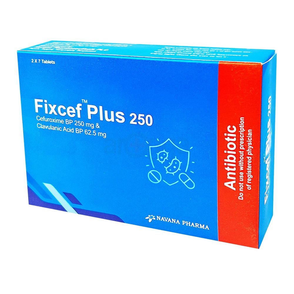 Fixcef Plus 250mg+62.5mg Tablet
