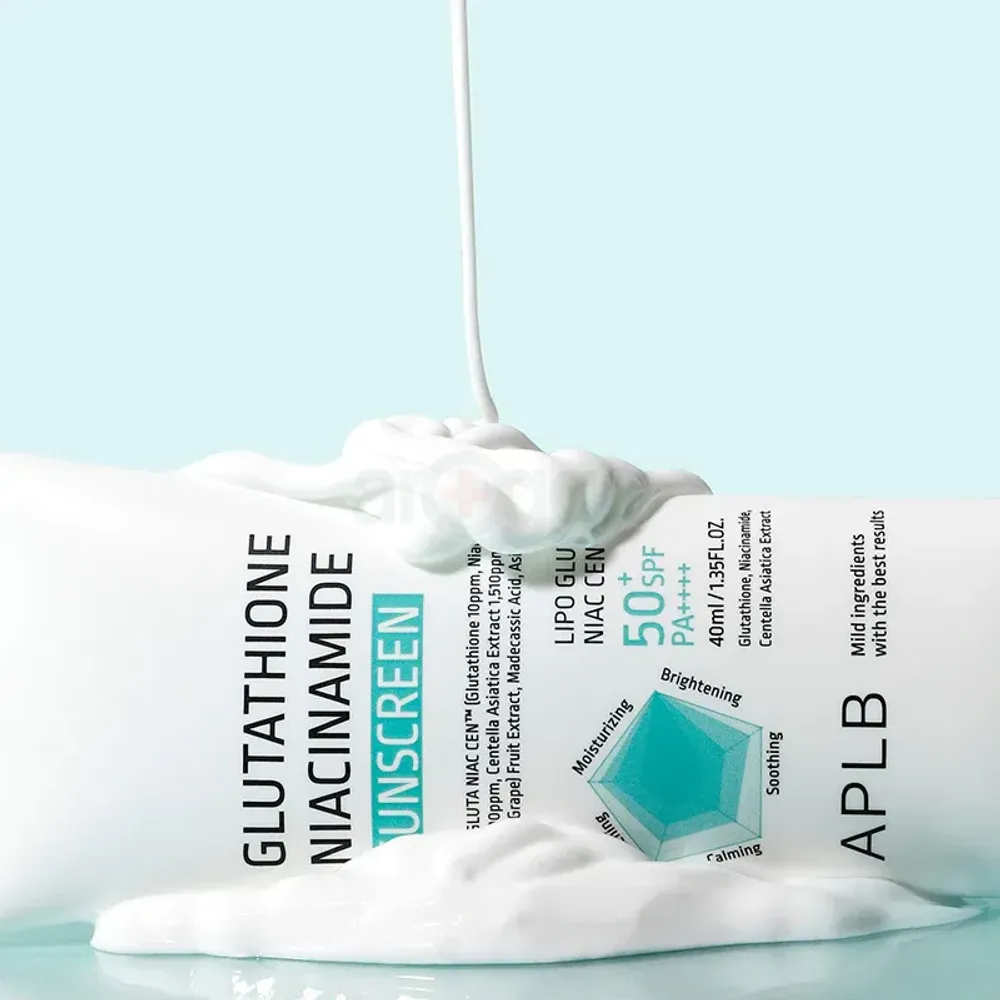 APLB Glutathione Niacinamide SPF 50+ PA++++ Sunscreen  