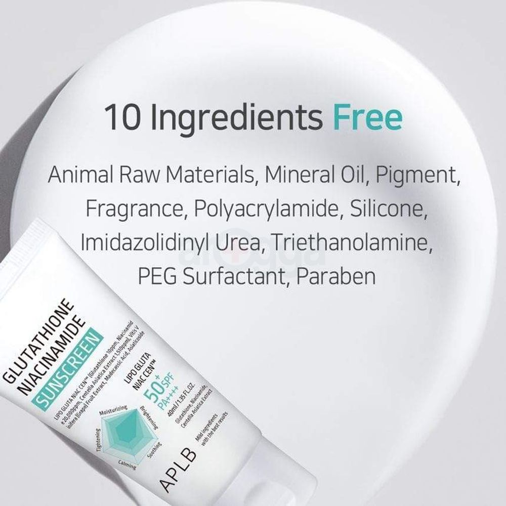 APLB Glutathione Niacinamide SPF 50+ PA++++ Sunscreen  