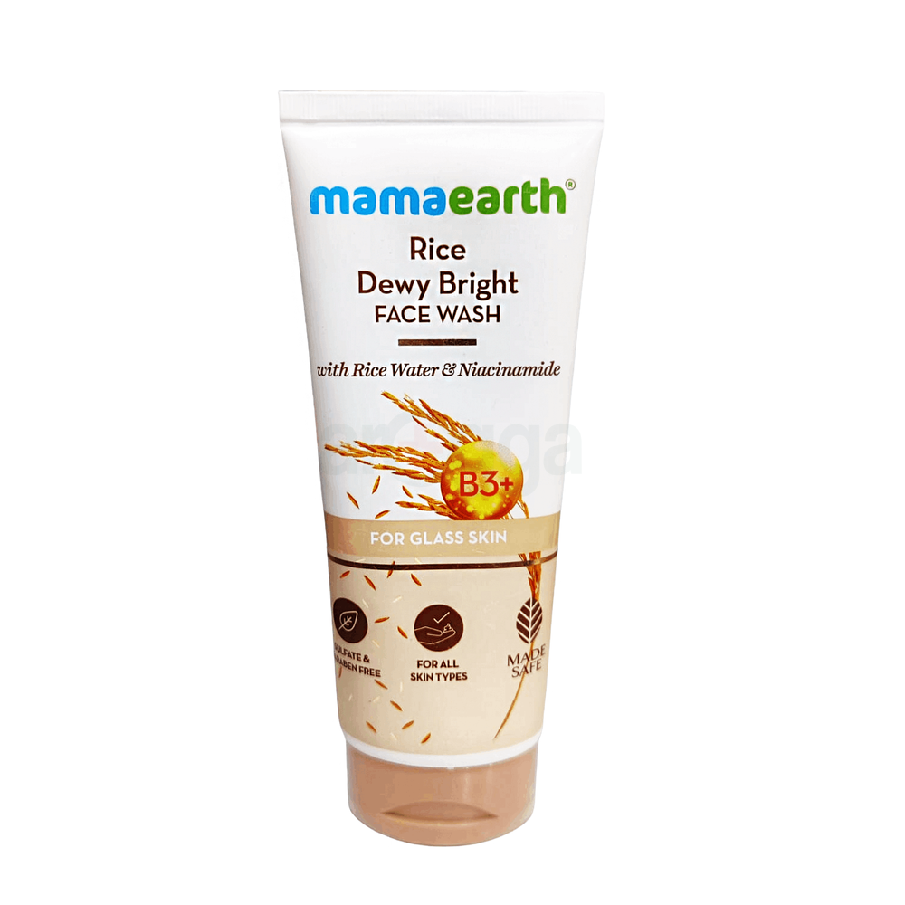 Mamaearth Rice Dewy Bright Face Wash 100ml  