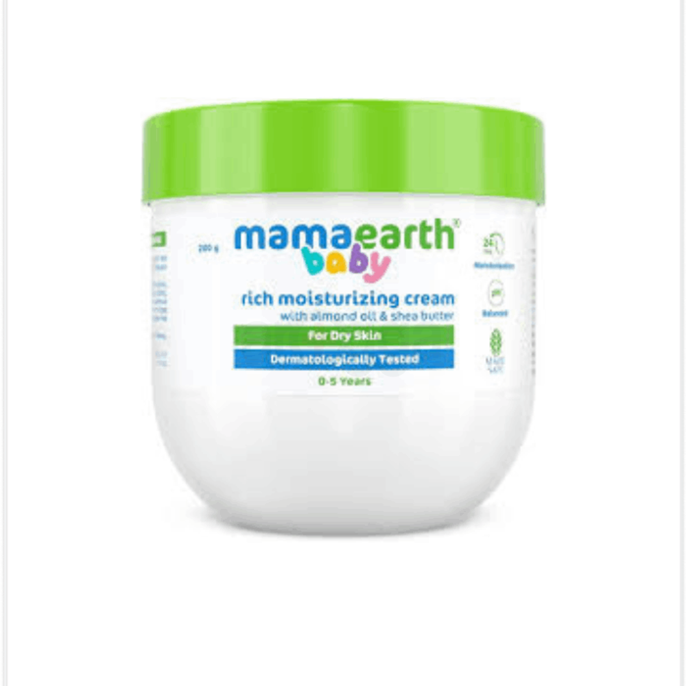 Mamaearth Baby Rich Moisturizing Cream (0-5 Years)-200gm  