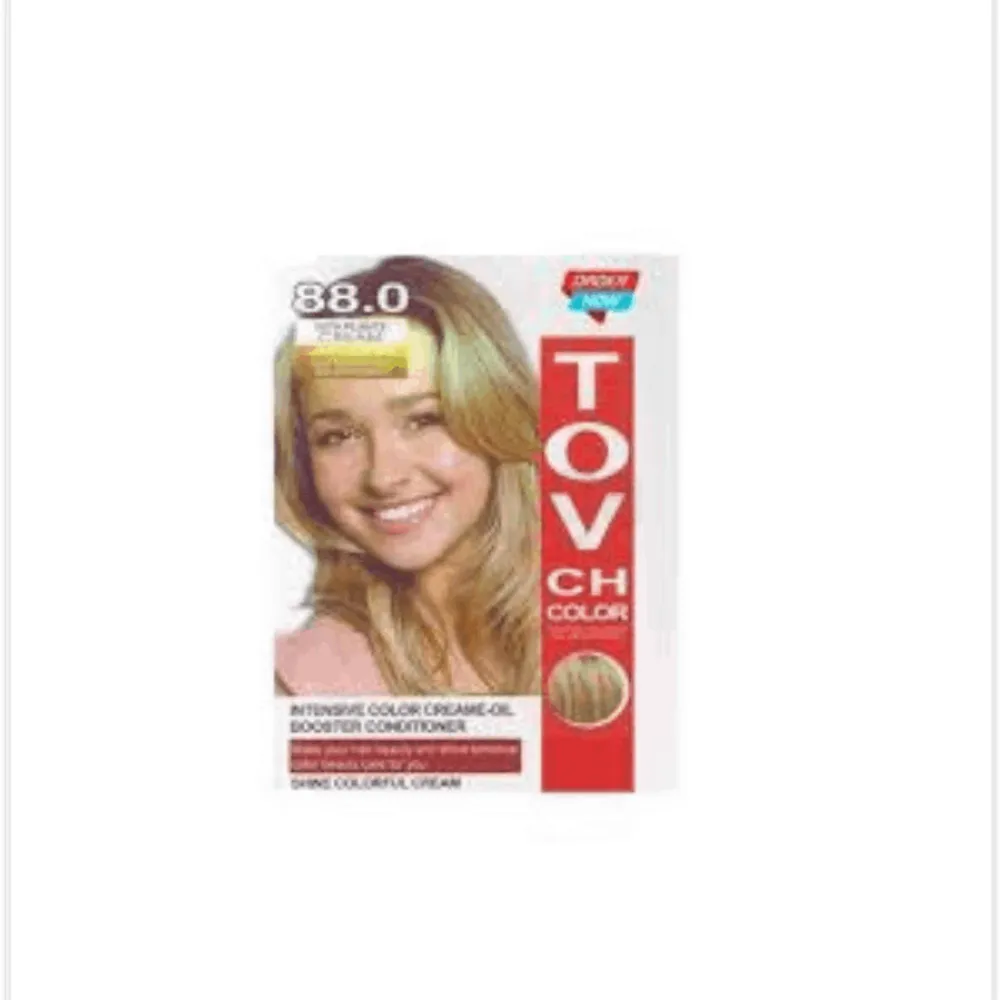 Tovchcolor Intensive Color Creme-Oil Booster Conditioner Shine Colorful Cream 88.0 Intense Light Blonde   