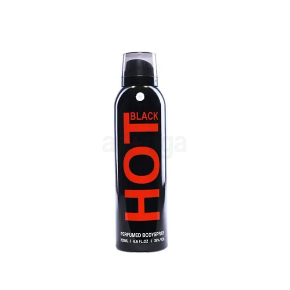 Black Hot Perfumed Body Spray 200ml (Red)  