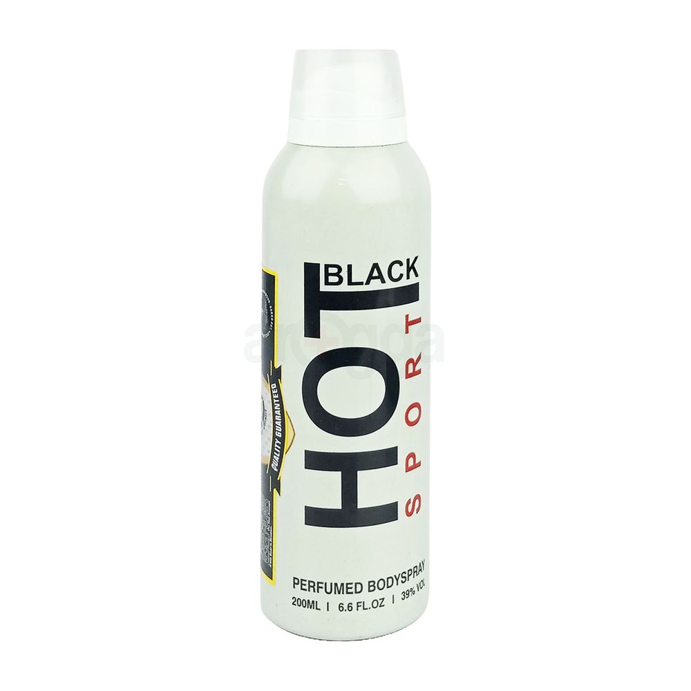 Black Hot Perfumed Body Spray 200ml (Sport)  