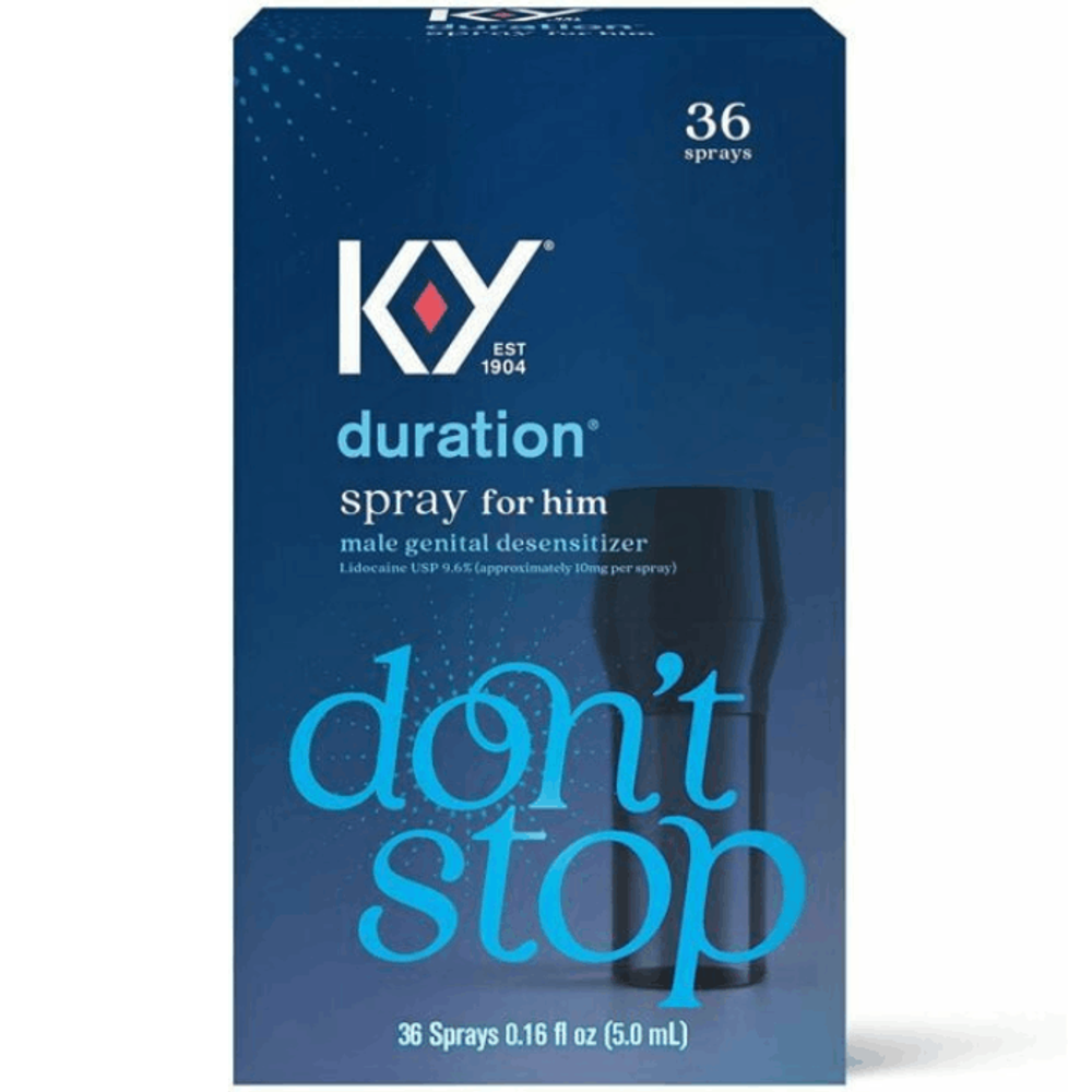 K-Y Duration Spray for Men, 36 Sprays - 16oz  