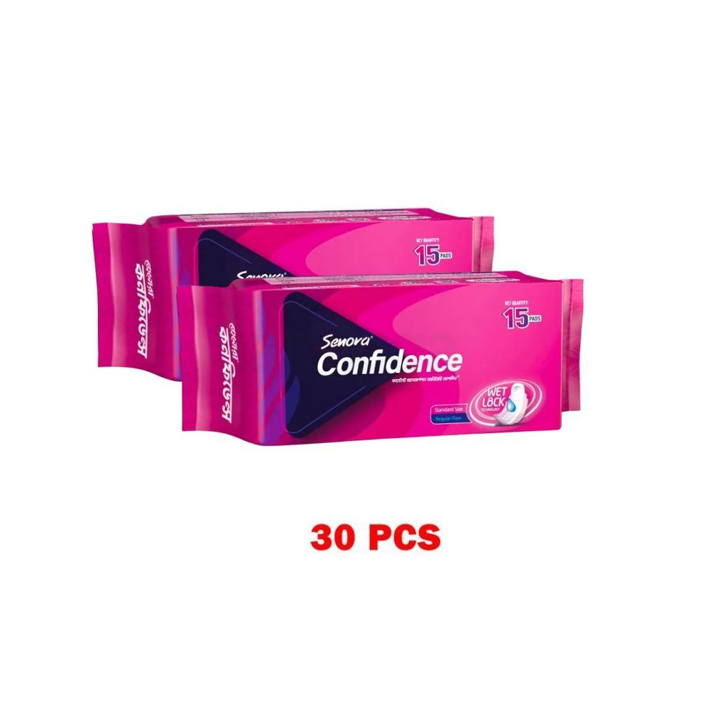 Senora Confidence Sanitary Napkin 15 Pads  (Buy 2 Get 50 Taka Off)  
