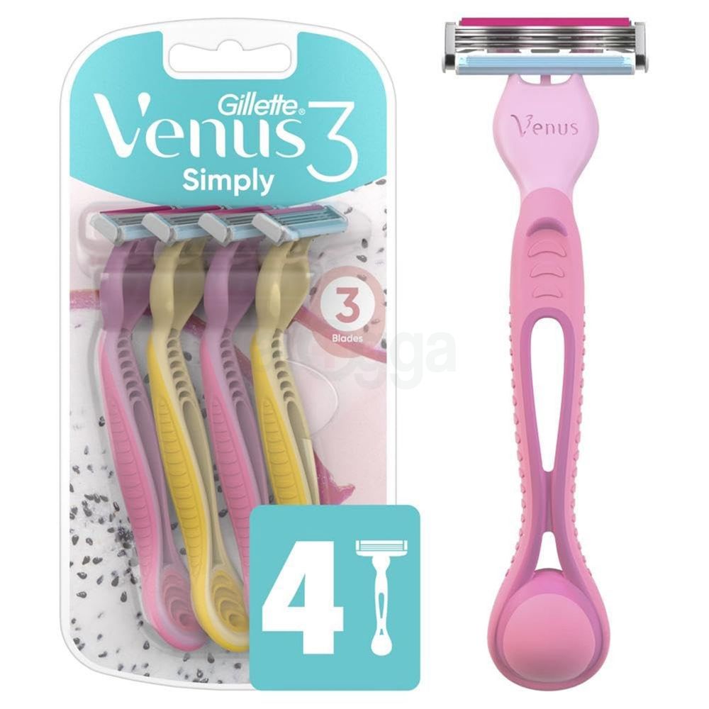 Gillette Venus 3 Dragonfruit 4 Pcs  