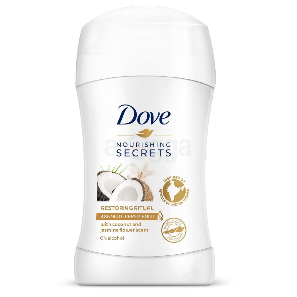 Dove Nourishing Secrets Restoring Ritual 48hr Anti Perspirant Stick with Coconut and Jasmine Flower Scent  