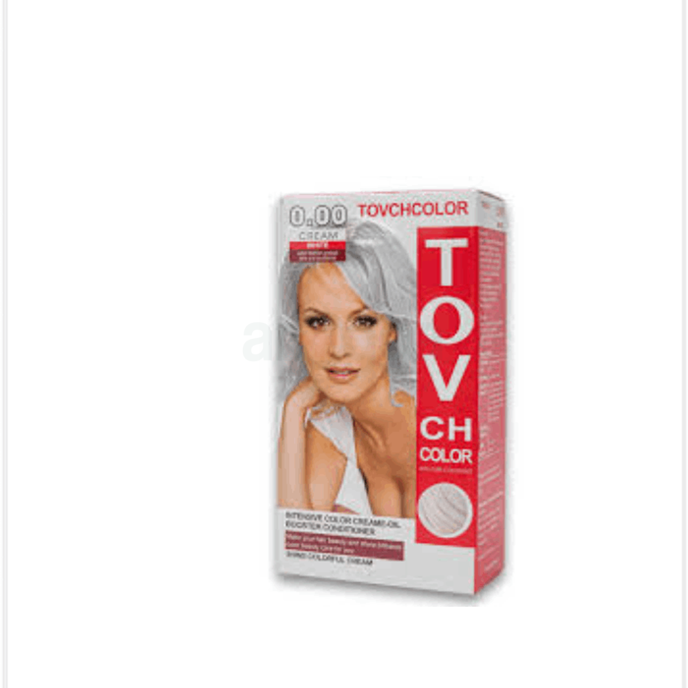 Tovchcolor Intensive Color Creme-Oil Booster Conditioner Shine Colorful Cream 0.00 White  