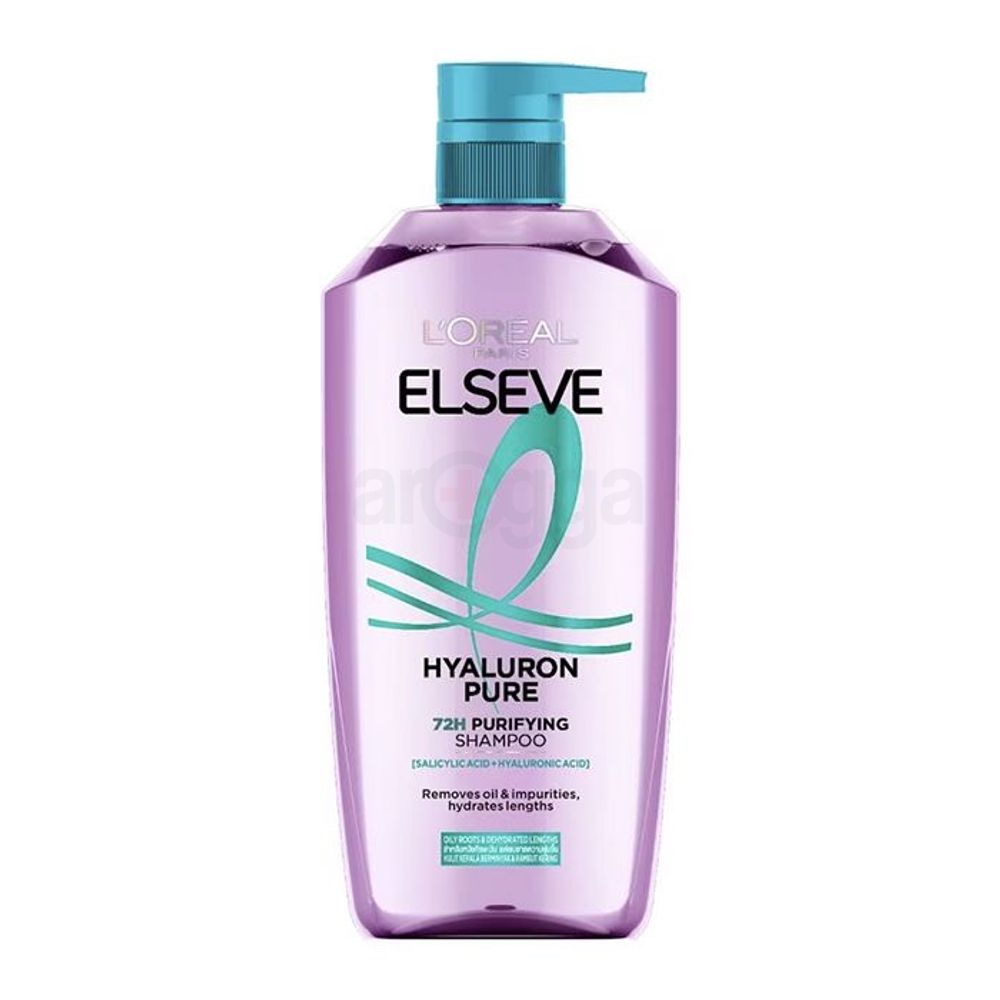 Loreal Paris Elseve Hyaluron Pure 72hr Purifying Shampoo for Oily Scalp and Dehydrated Lengths (Made in Indonesia)  