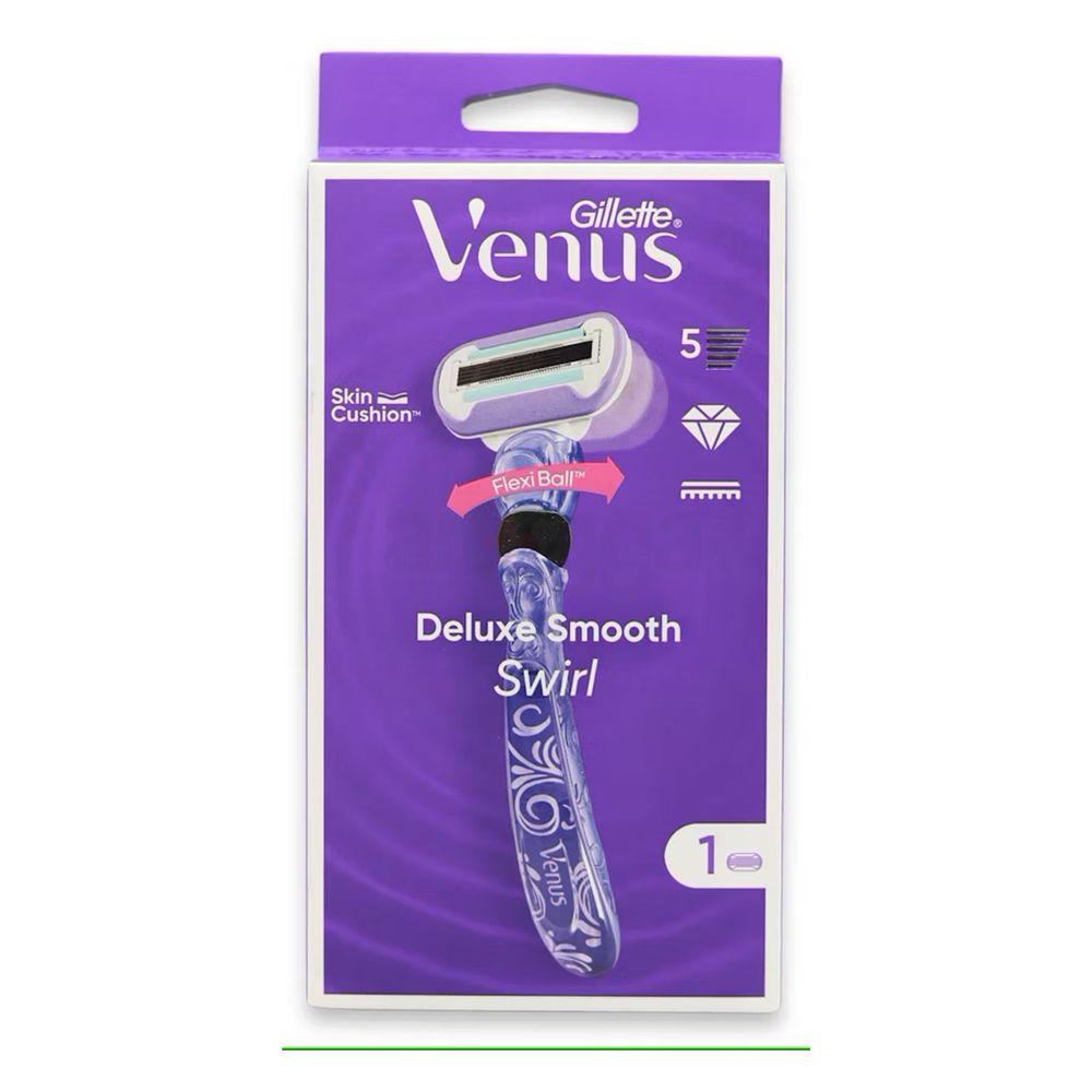 Gillette Venus Deluxe Smooth Swirl with 1 Cartridge  