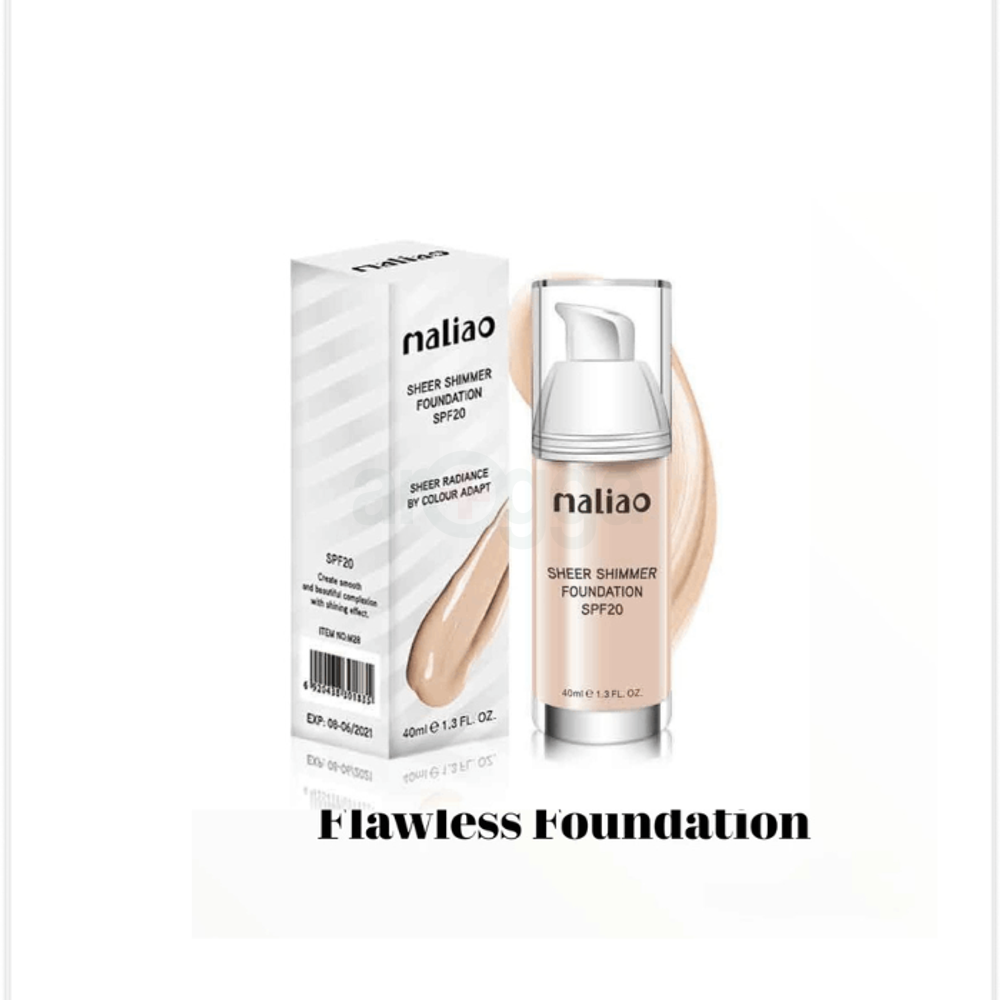 Maliao Sheer Radiance Shimmer Foundation Cream, SPF 20 40ml (Shade 04)  