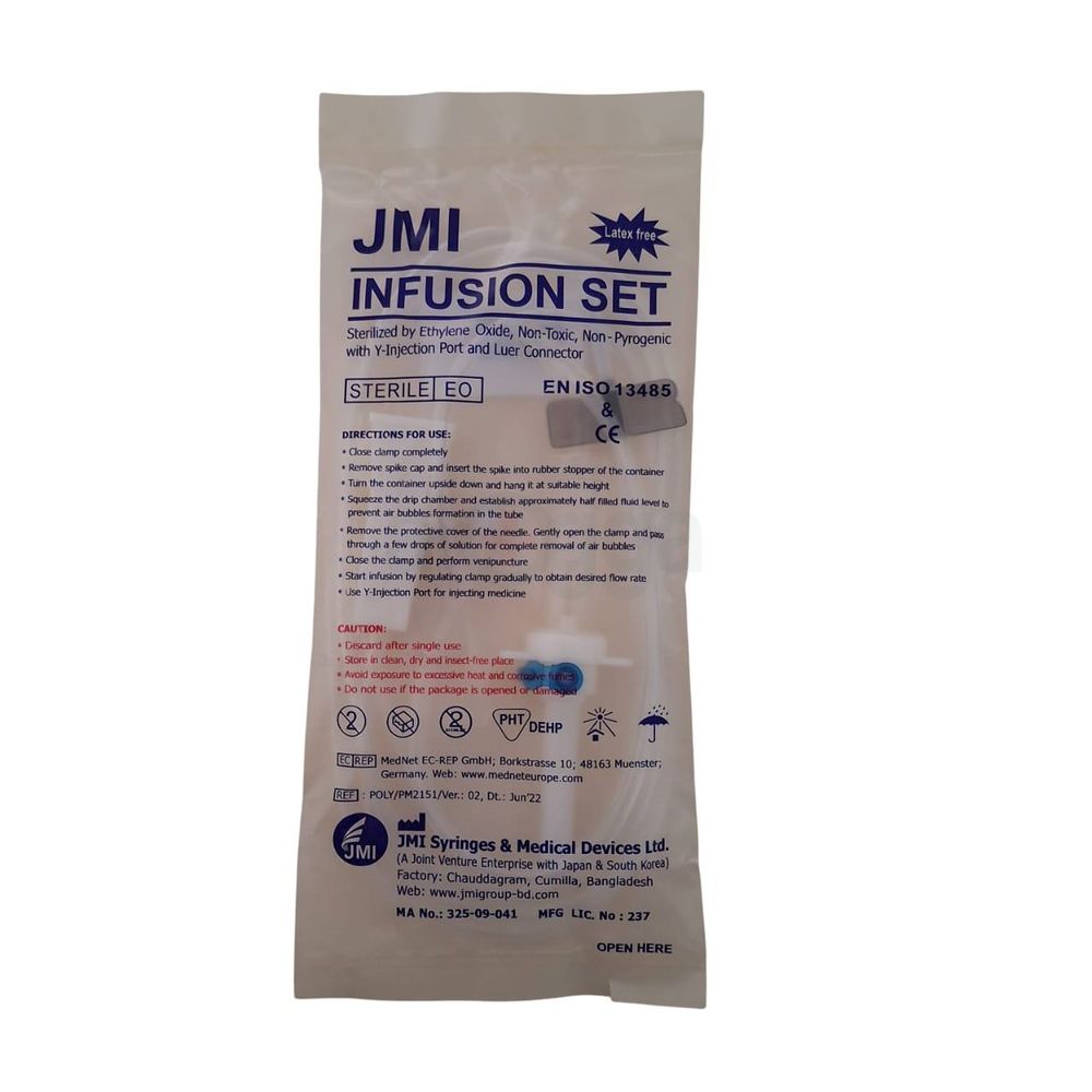 Infusion Set (Air Vent Type)- Y Injection Port with SVS  