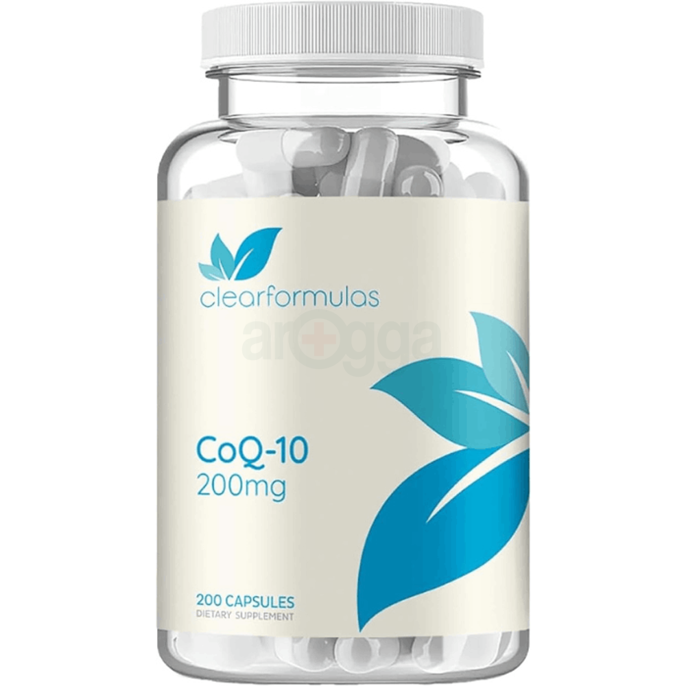 CoQ10 200mg 200 Capsules - Quick Absorption Non-GMO  