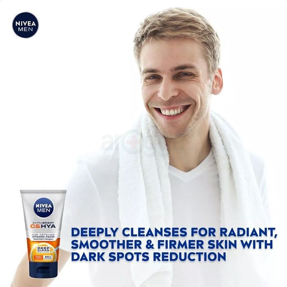 Nivea Men Extra Bright C & Hya Face Wash 150g  