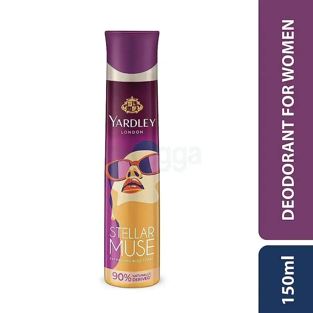 Yardley London Stellar Muse Fragrance Refreshing Body Deodorant Spray - For Women  