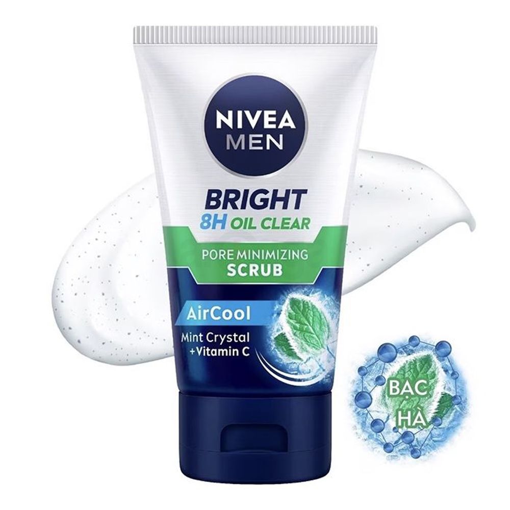 Nivea Men Extra Bright Oil Clear Air Cool Face Wash  