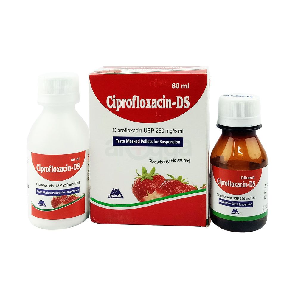 Ciprofloxacin-DS 60ml 250mg/5ml powder_for_suspension