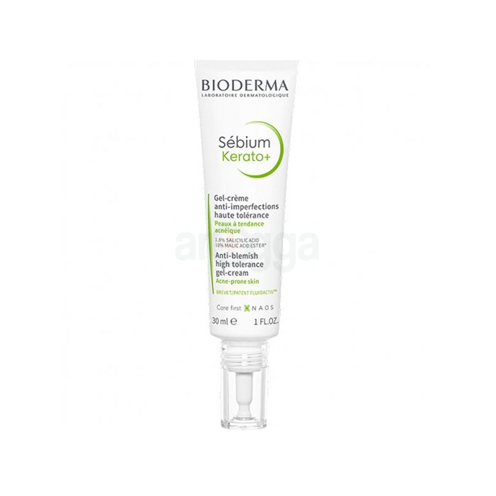 Bioderma Sebium Kerato+ Anti Blemish High Tolerance Gel Cream for Acne Prone Skin 30ml  