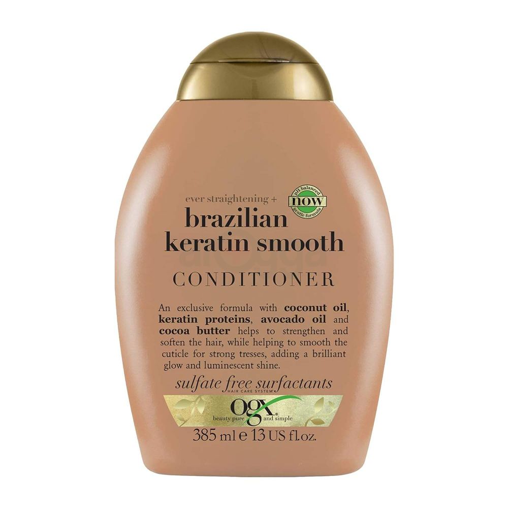 OGX Ever Straightening Brazilian Keratin Smooth and Sleek Conditioner (Sulphate Free)  