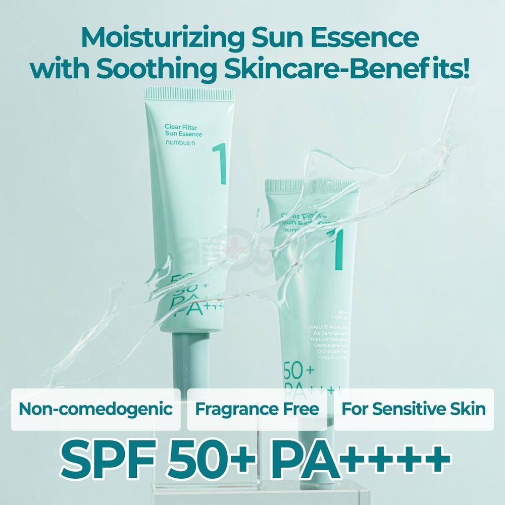 Numbuzin No. 1 Clear Filter Sun Essence with SPF 50+ PA++++  
