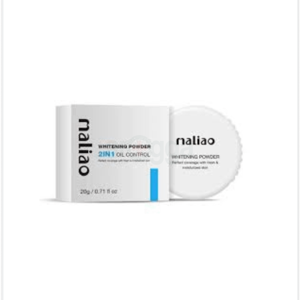 Maliao 2 in 1 Oil Control Whitening Compact Powder (Shade 01) 20gm  