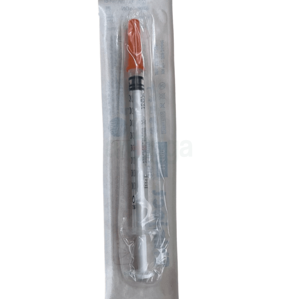 JMI Shinject U-100 Insulin Syringe 1ml (Needle 31Gx6mm)  