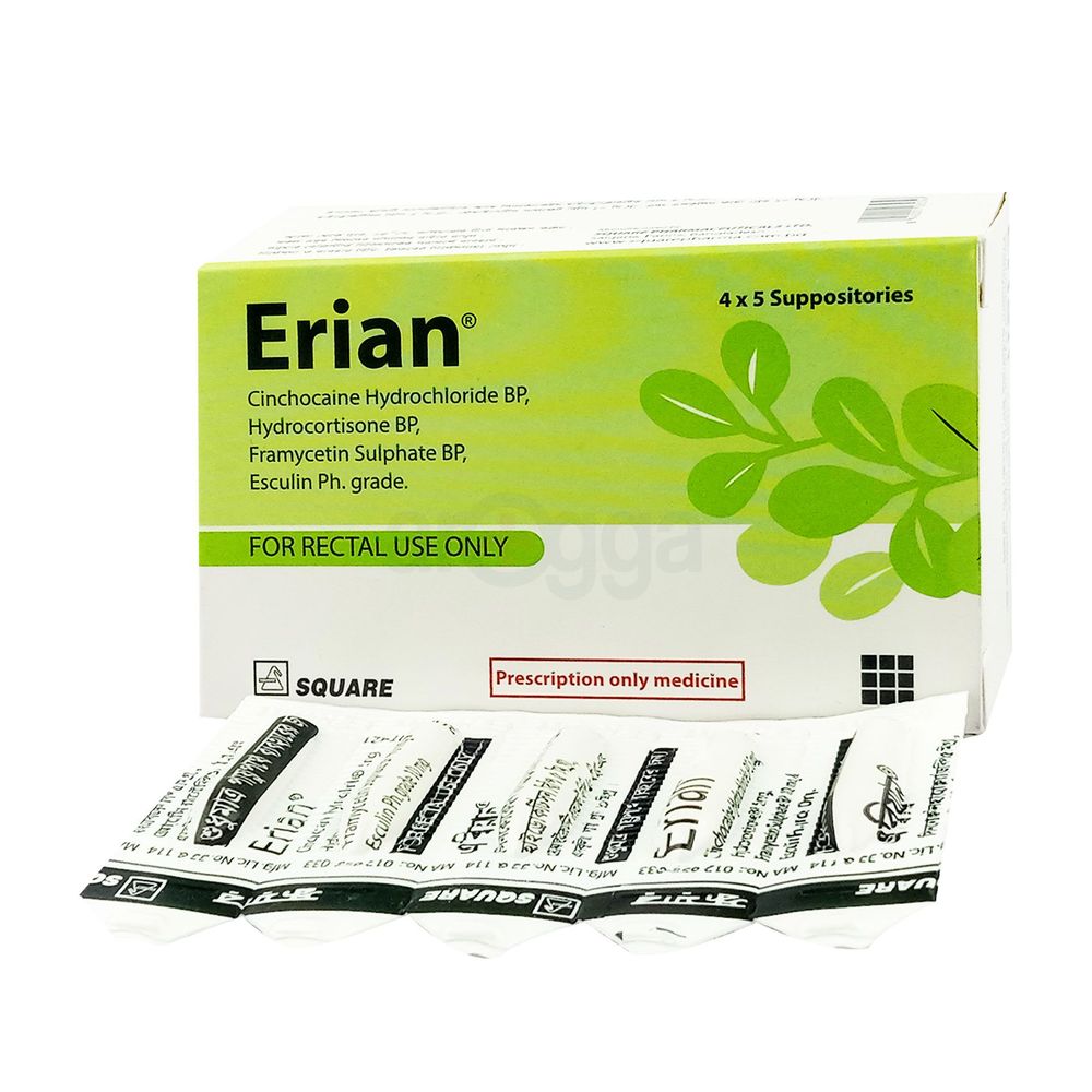 Erian Suppository 5mg+5mg+10mg+10mg suppository