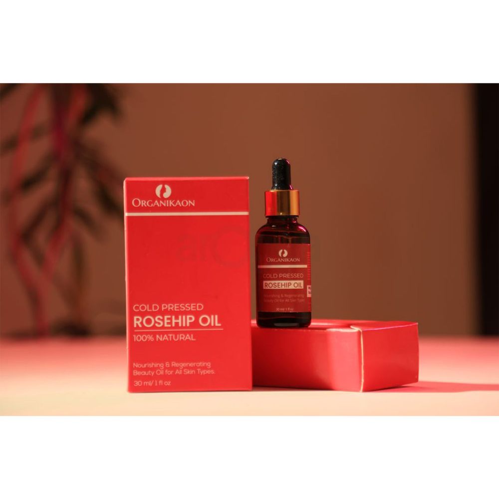 Organikaon 100% Cold Pressed Natural Rosehip Oil 30ml  
