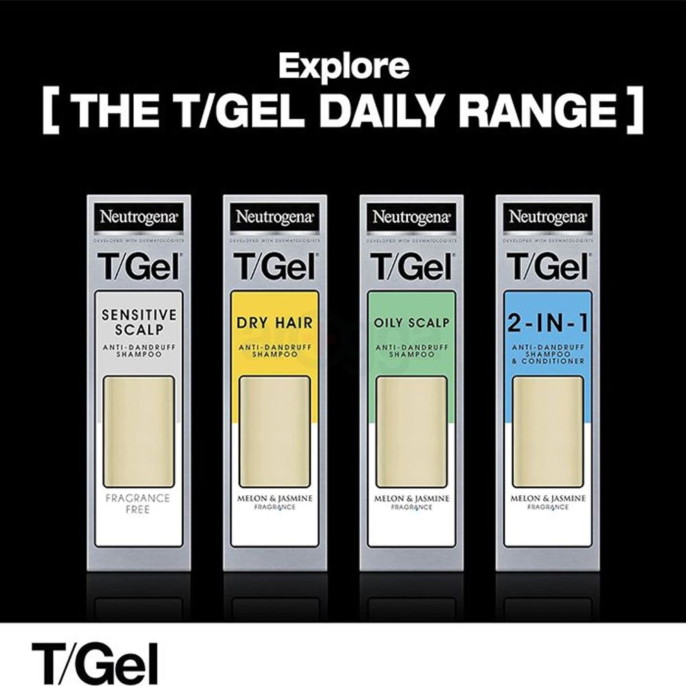 Neutrogena T/Gel Repair & Nourish Anti-Dandruff Shampoo for Dry Hair  
