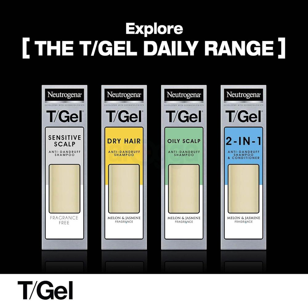 Neutrogena T/Gel Sensitive Scalp Anti Dandruff Shampoo for Daily Use  