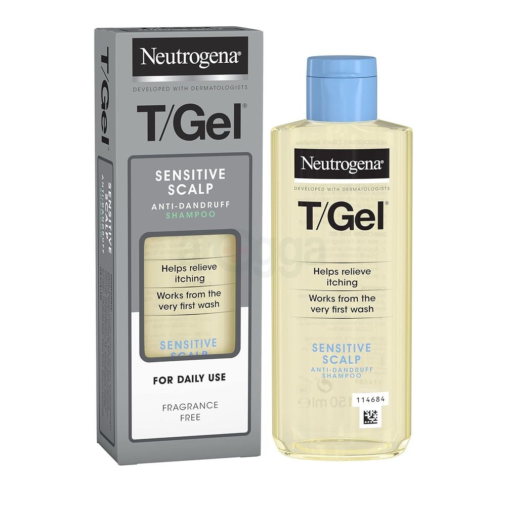 Neutrogena T/Gel Sensitive Scalp Anti Dandruff Shampoo for Daily Use  