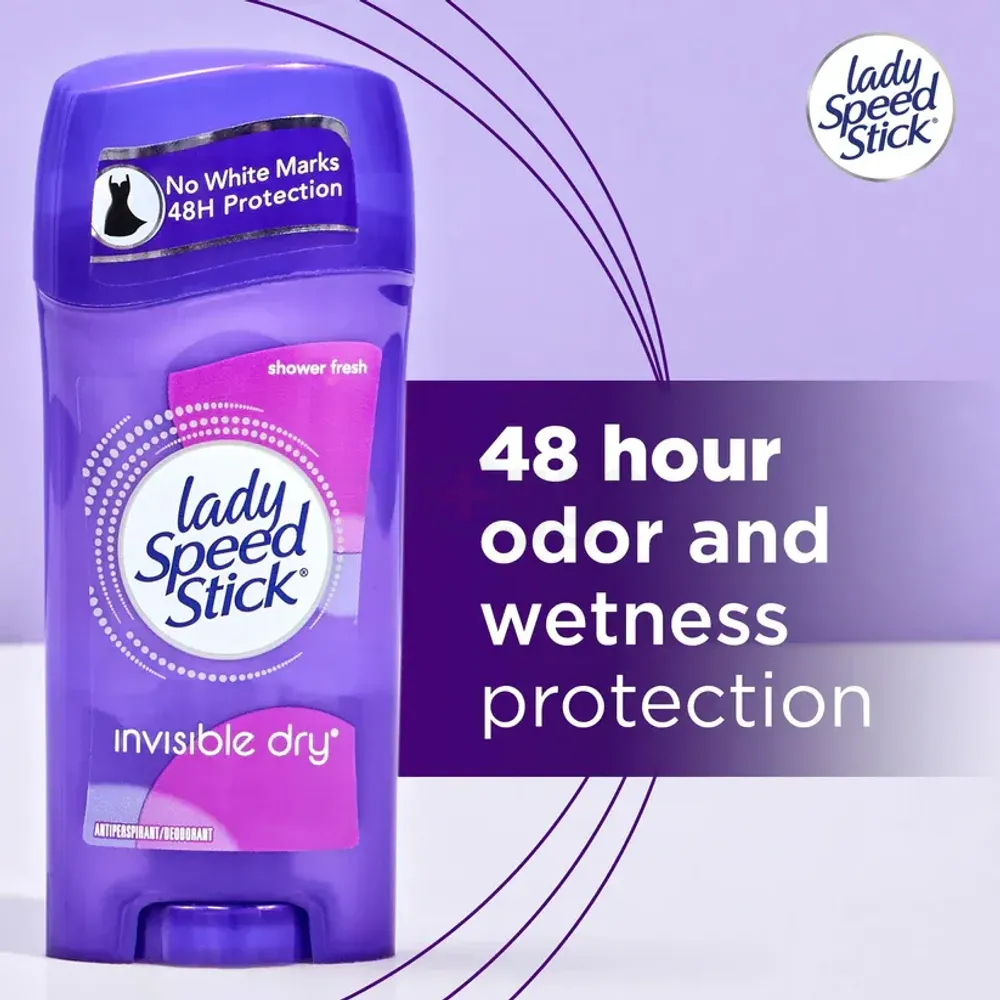 Lady Speed Stick Shower Fresh Invisible Dry Deodorant  
