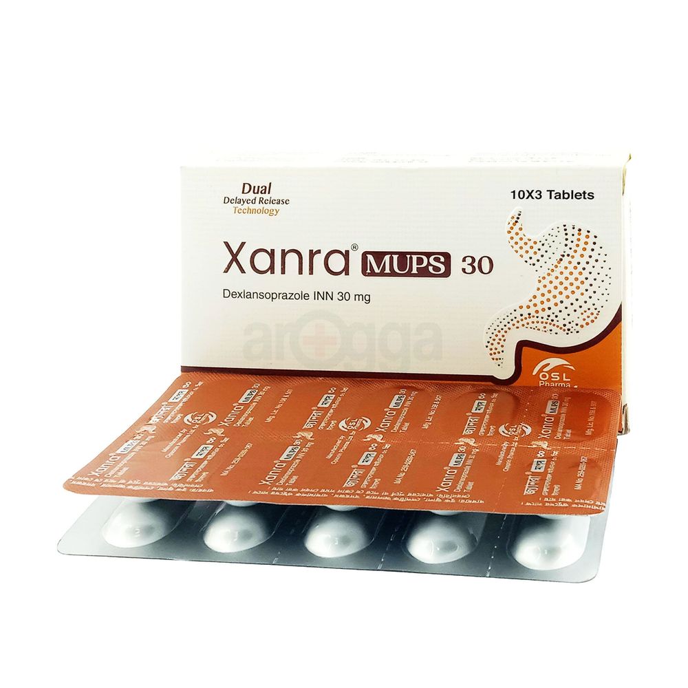 Xanra Mups 30mg tablets