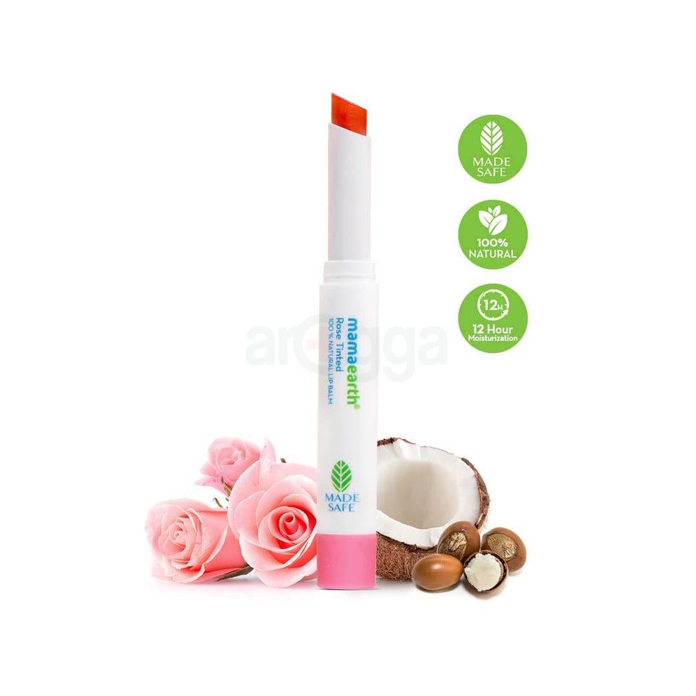 Mamaearth Nourishing Rose Tinted Natural Lip Balm 2g  