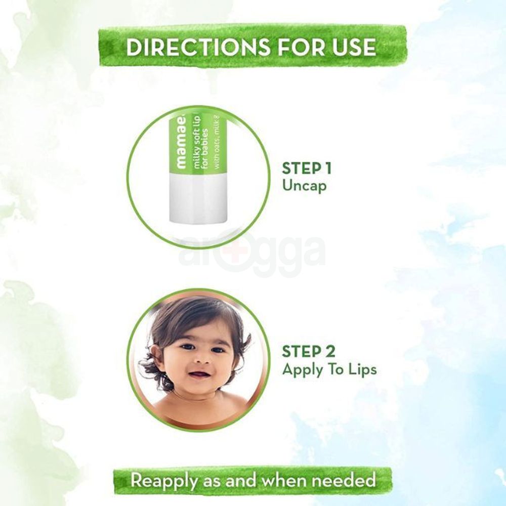 Mamaearth Milky Soft Lip Balm For Babies 4gm  