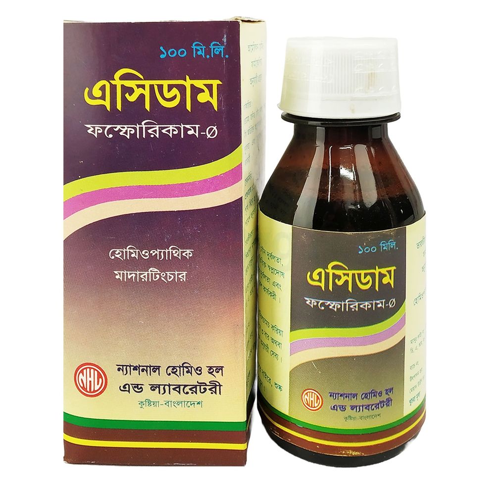 Acidum Phosphoricum-Q 100ml (National Homoeo)  