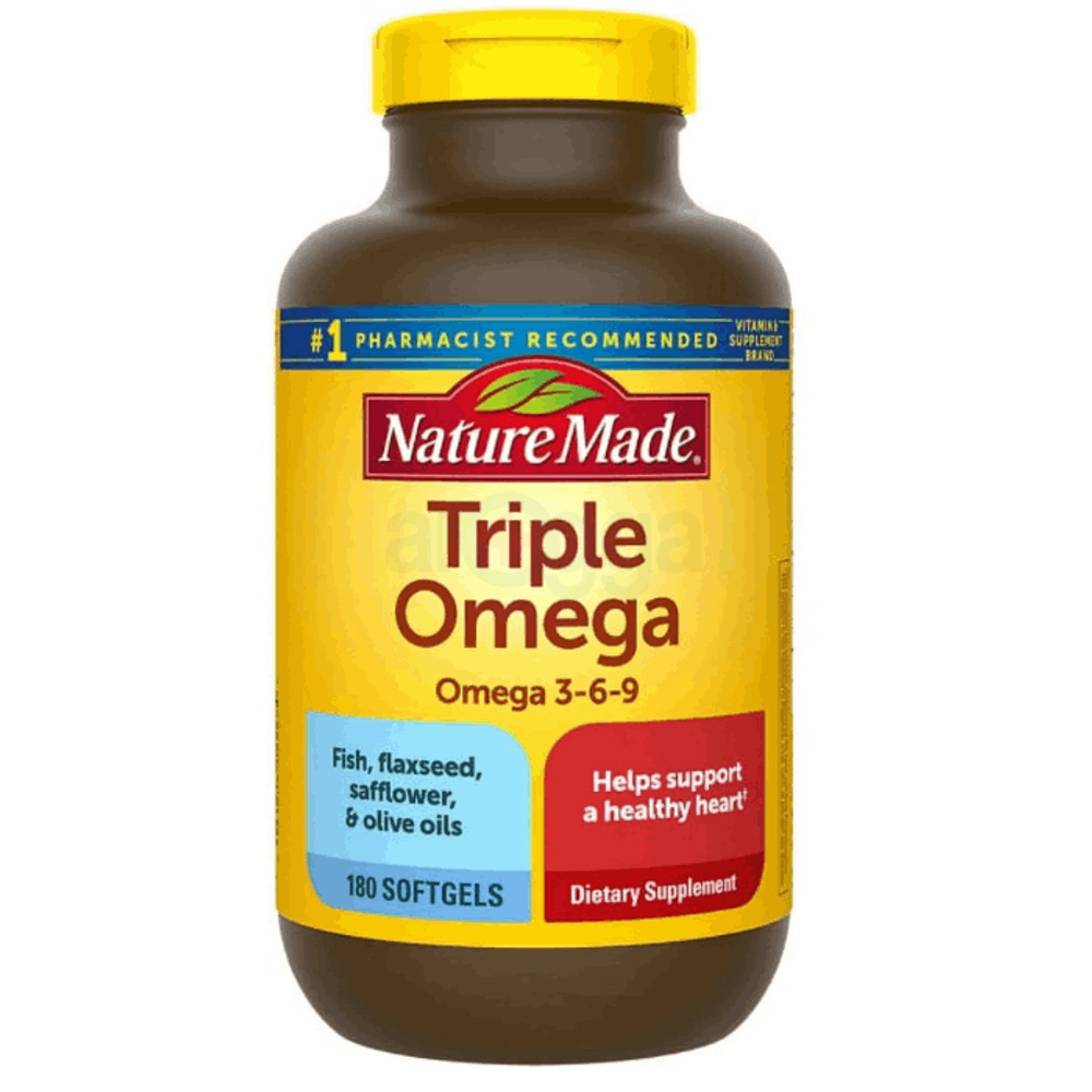 Nature Made Triple Omega-3-6-9, 180 Softgels   