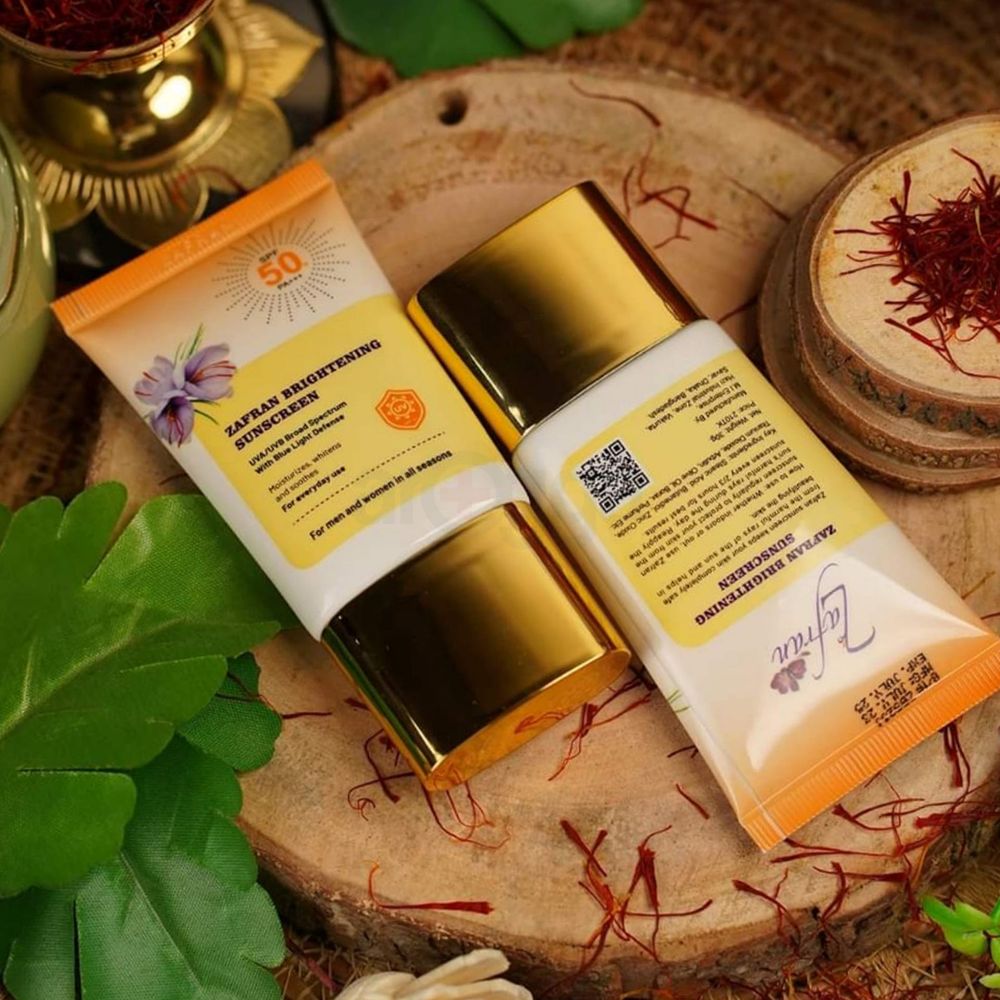Zafran Brightening Sunscreen with SPF 50+ PA+++  
