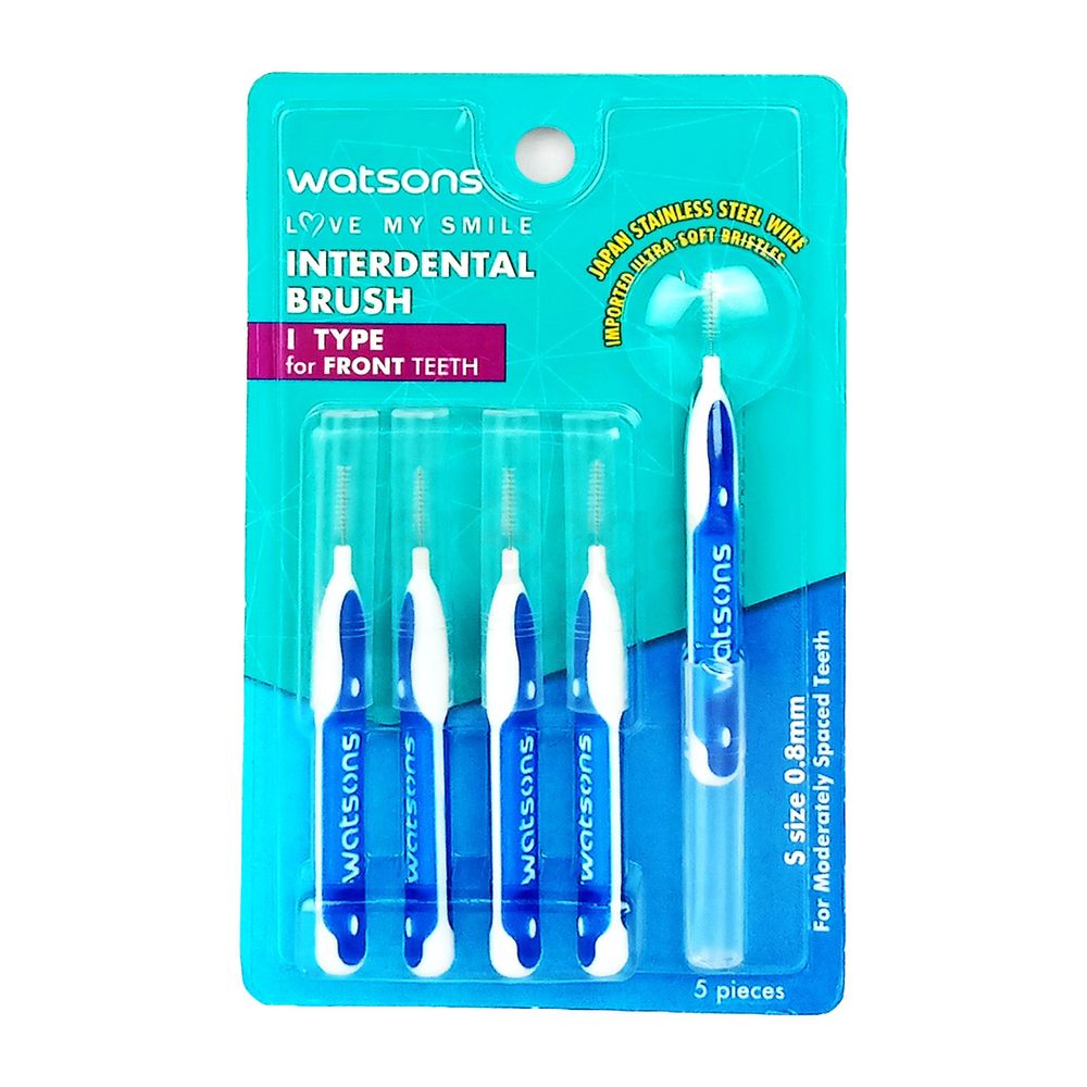 Interdental Brush Type-I (Watsons) Size-S0.8mm 5's Pack  