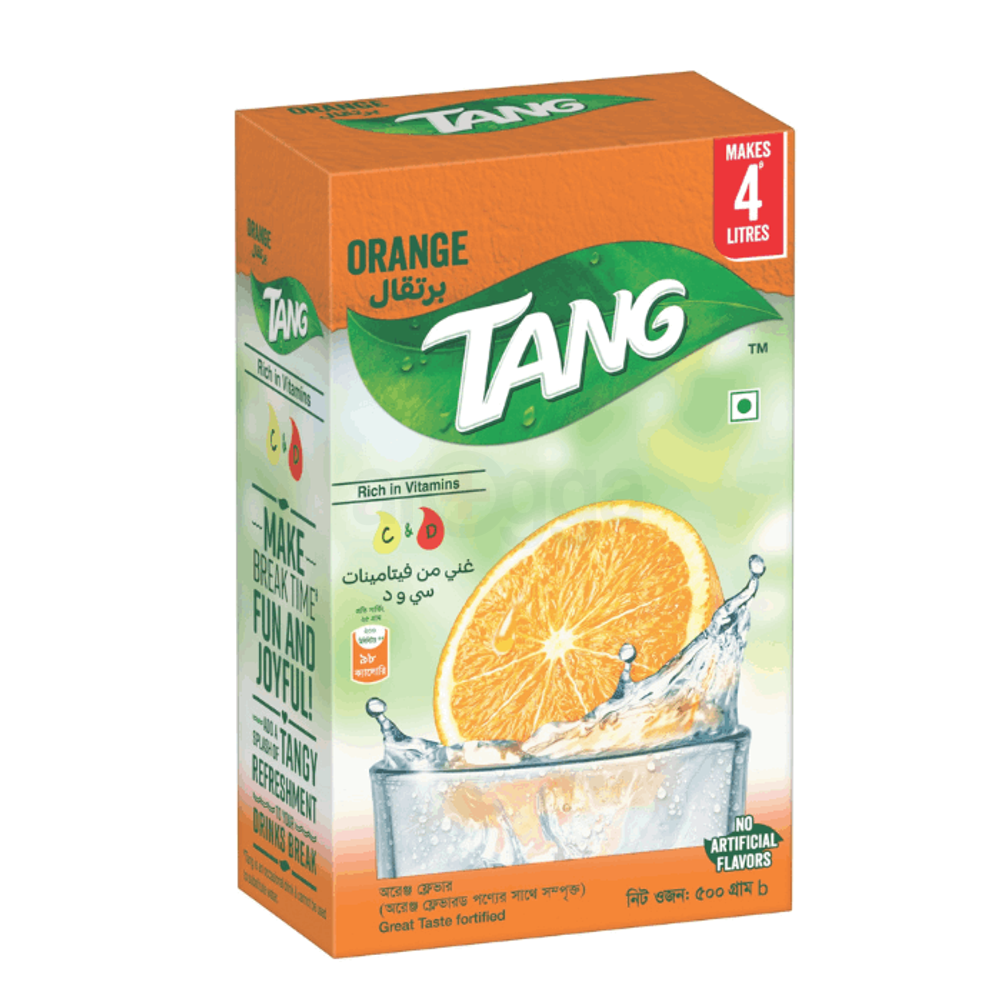 Tang Orange Flavoured Instant Drink Powder 500gm  