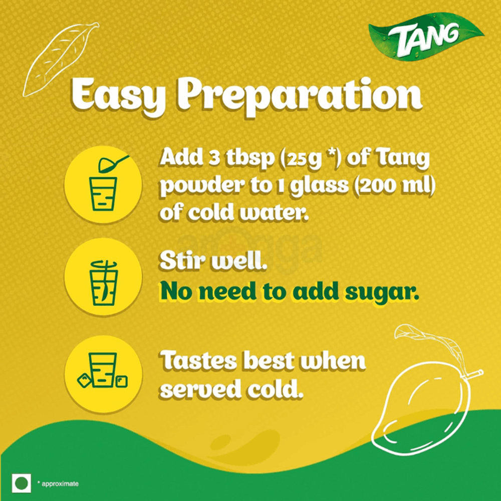 Tang Mango Flavoured Instant Drink Powder 500gm  