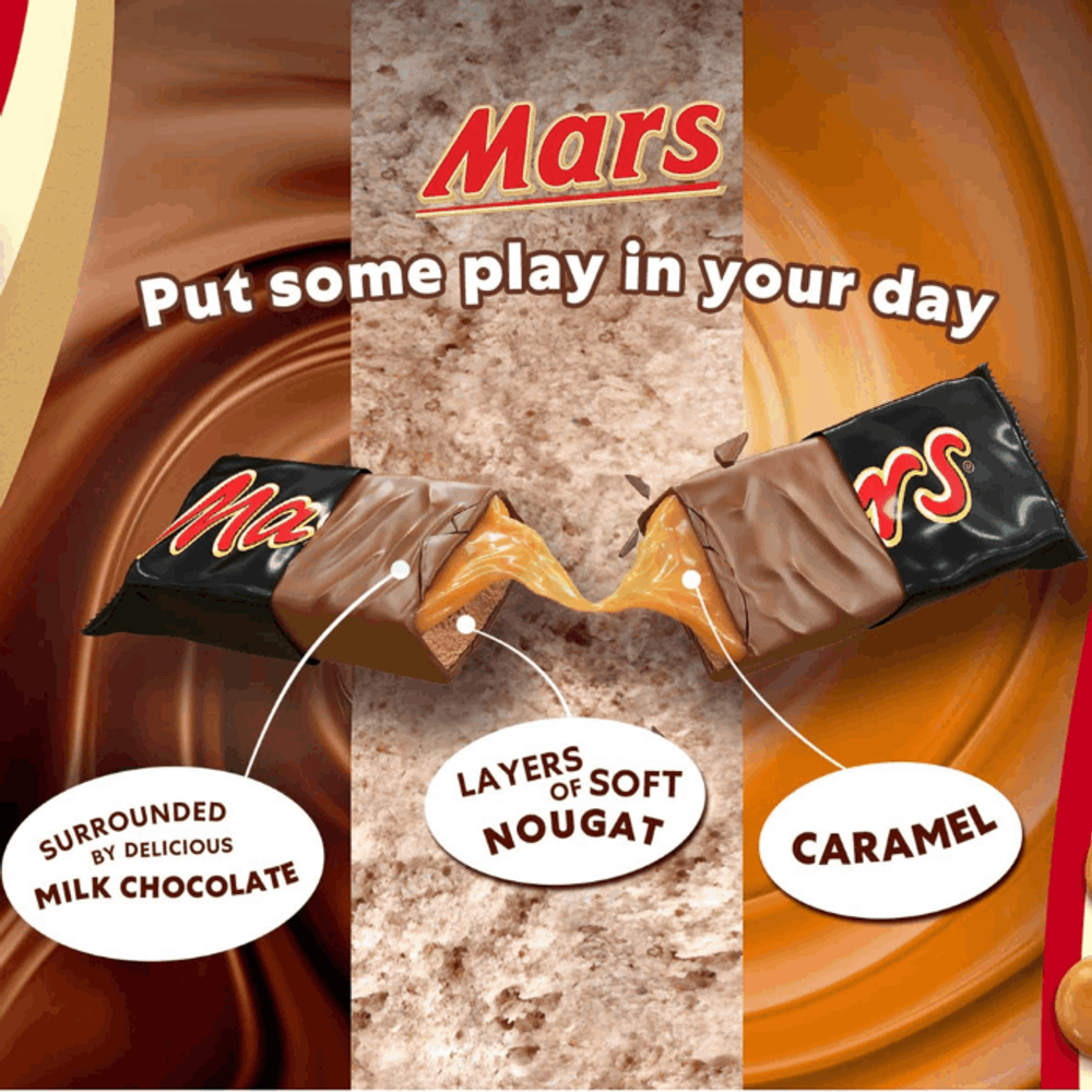 Snickers 50gm & Mars 51gm Chocolate Combo  