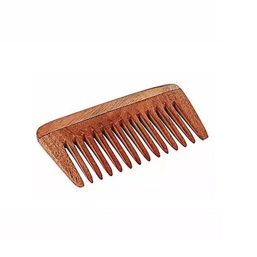 Senorita Luxury Neem Wood Hair Comb Thick  