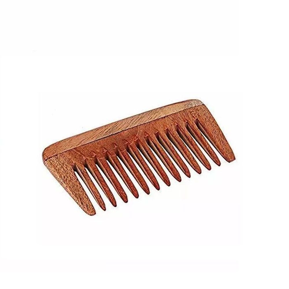 Senorita Luxury Neem Wood Hair Comb Thick  