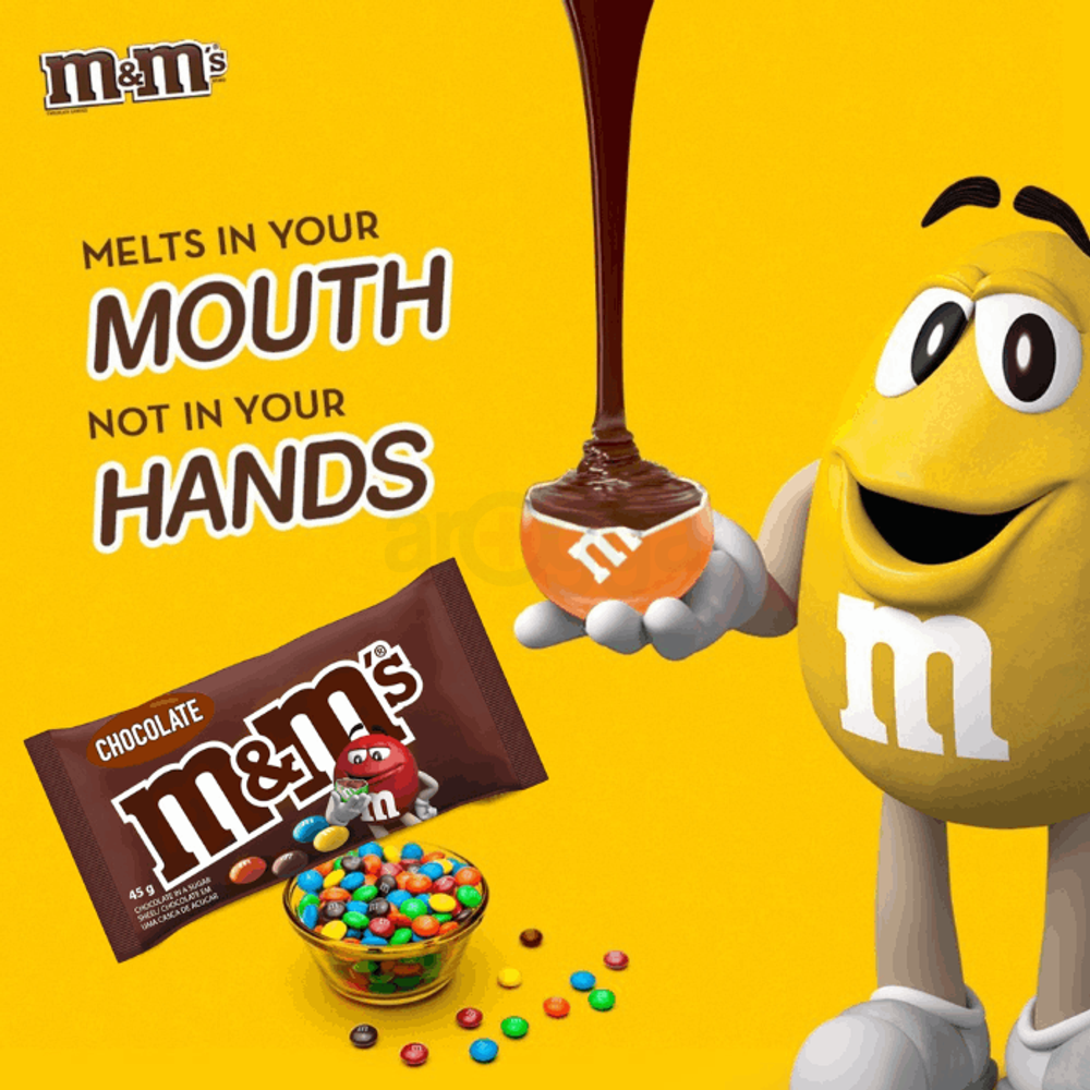 M&Ms Milk Chocolate 45gm  